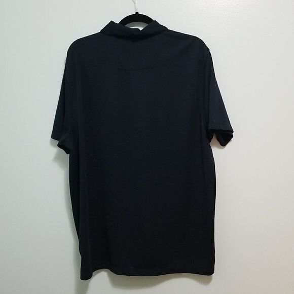 Axist, slim fit, black golf shirt. Size XXL. - Picture 3 of 3